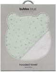 Bubba Blue Everyday Essentials Baby/Infant Hooded Towel Terrazzo Mint 75x75cm