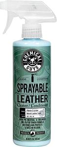 Chemical Guys SPI_103_16FE Sprayable Leather Cleaner and Conditioner in One for Car Interiors, Apparel, and More (Works on Natural, Synthetic, Pleather, Faux Leather and More) Leather Scent, 473 ml