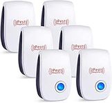 Pest Repeller Plug-in Pest Control Repeller for Mosquito, Insect, Mice, Spider, Bug, Ant, Cockroach, Rodent & Rats Indoor Use Repeller 6 Packs