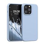 kwmobile Case Compatible with Apple iPhone 13 Pro Case - TPU Silicone Phone Cover with Soft Finish - Light Blue Matte