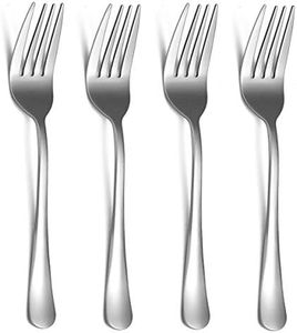 Serving Forks 4 Pieces, Kyraton Serving Fork Cold Meat Fork Stainless Steel Serving Utensils, Serving Set Packing of 4