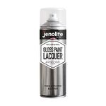 JENOLITE Clear Lacquer Spray | Gloss | Crystal Clear Finish | Enhances & Protects Surface and Paintwork from Corrosion & UV Damage, Non-Yellowing Clear Varnish | 500ml