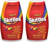 Skittles Singles To Go Liquid Water Enhancer, 1.62 Fl. Oz (2-Pack), Original, Low Calorie, Zero Sugar Drink Enhancer