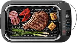 Chefman AccuGrill Smokeless Indoor Grill, Virtually Smoke-Free with Removable Integrated Probe Cooking Thermometer for Perfect Doneness Every Time, Large Nonstick Grill Plate