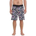 Volcom Men's Lido Solid Mod Boardshort 20" Board Shorts, Revoke New Black, W30