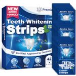 Teeth Whitening Strip: Whitening Strips, 42 Teeth Whitening Strips for Teeth Sensitive,21 Treatments White Strips for Teeth whitening,Professional Teeth Whitening Sensitivity Free Whiting Stripes