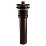 Barclay 5599LT-ORB Universal Lift and Turn Straight Tub Drain Oil Rubbed Bronze