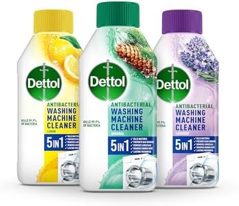 Dettol Washing Machine Cleaner, Multipack, Lavender 250ml, Lemon 250ml, Original 250ml, Total 750ml, Antibacterial Washing Machine Cleaner, Lasting Freshness, Disinfectant, Laundry