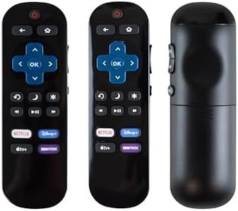 CONTROL EXPERT Replacement Remote Control for Onn Roku TV Includes Netflix, Disney+, Apple TV & HBOMax Shortcuts 100012585 100012589 100012584 100097811 Compatible with RCA, Hisense, Philips, TCL