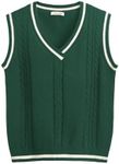 Hyipels Sweater Vest Women,Sleevele