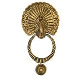 BRASSLO® Mayur Door Knocker | Peacock Style Door Knocker | Brass Door Knocker | Antique Door Knocker for Main Door | Size 9.8 Inchs 1.495kg