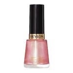 Revlon Nail Enamel, Chip Resistant Nail Polish, Glossy Shine Finish, in Pink, 125 Blushing, 0.5 oz