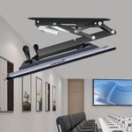 Motorised TV Bracket, Electric tv Ceiling Mount With Remote Control And Switch Control, Motorised TV Lift Fits 32-70 Inch Screen, Ceiling and wall mounting (32-70 inch)