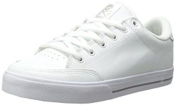 C1RCA Unisex Lopez50 Skateboard Shoe, White Grey, 8 UK