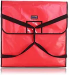 New Star Foodservice 50400 Insulated Pizza Delivery Bag, 24" by 24" by 5", Red