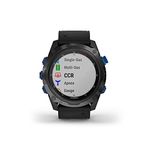 Garmin Descent Mk2i, Watch-style Dive Computer with Air Integration, Multisport Training/Smart Features, Titanium with Black Band