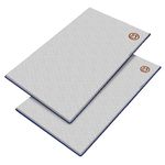 GuineaDad Liner | Guinea Pig Fleece Cage Liners | Guinea Pig Bedding | Burrowing Pocket Sleeve | Extra Absorbent Bamboo | Waterproof Bottom (C&C 2x1 (2 Pack), Grey)