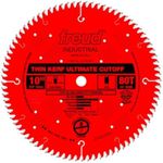 Freud LU74R010 10-Inch 80-Tooth ATB Thin Kerf Cut Off Saw Blade with 5/8-Inch Arbor and PermaShield Coating