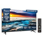 Impecca 32” LED TV 720P HD, HDMI & USB Ports Full Function Remote Control Built-in Stereo Speakers Wall Mountable Frameless Design, None-Smart