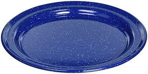 GSI Outdoors 10 Inch Enamelware Plate for Camp, Cabin and Farmhouse Kitchen - Blue