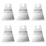 6PCS Oscillating Multitool Diamond Grout Removal Blades Universal Remove Grout Plaster Mortar Cutting Grinding Shaping Compatible with Dewalt Milwaukee Ryobi Rockwell Fein