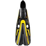 Mares Unisex Adults Volo Race Fins - Durable Versatile Swimming Flippers with Closed Anatomical Foot Pocket for Scuba Diving, Yellow, 38