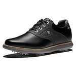 FootJoy FJ Traditions Women's Golf Shoes, Size UK 5 Medium, Black