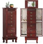 Giantex Standing Jewelry Cabinet wi