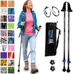 York Nordic Motivator Walking Poles for Balance and Rehab - Patented Stability Grips - Lightweight, Adjustable, and Collapsible - 2 Pieces Adjustable w/flip Locks - Heights 4'6" up to 6'2" - 230 lbs