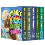 My First Baby Animal: Boxed Set of 5 Board Books (On the Pond | In the Forest | On the Farm | On the Mountains | In the Savanna)