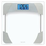 Taylor 400 Lb. Capacity Digital Glass Bathroom Scale with Stainless Steel Accents