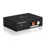 FX-Audio FX03 384Khz DAC Decorder USB-C to RCA Digital to Analog Audio Converter Support DSD 256 PCM 32Bit for Set-top Box,Mobile Phone,Computer,Game Machine