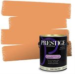 PRESTIGE Paints Exterior Paint and Primer In One, 1-Gallon, Semi-Gloss, Comparable Match of Sherwin Williams* Kumquat*