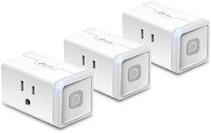 Kasa Smart Plug by TP-Link (HS103P3) - Smart Home WiFi Outlet Works with Alexa, Echo and Google Home, No Hub Required, Remote Control, 2.4GHz WiFi Required, 15 Amp, UL Certified, 3-Pack