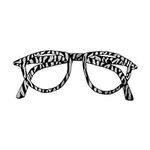ID 7517 Zebra Print Eyeglasses Patc