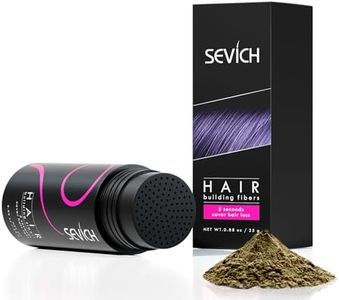 Sevich Unisex Hair Fibers - 5 Seconds Conceals Loss Hair Rebuilding, Nature Keratin Fibers for Thinning Hair, 25g - Blonde