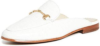 Sam Edelman Womens Linnie Bit Mule, Bright White, 4