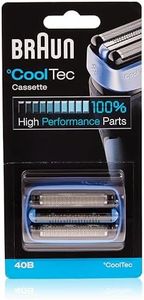 Braun Pièce De Rechange 40B Bleue Pour Rasoir - Compatible avec les rasoirs CoolTec