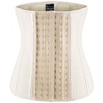 ECOWALSON Waist Trainer for Women Corset Cincher Body Shaper with Steel Bones and Extender