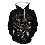 Men's Adult Hoodie Sweatshirt Five Finger Death Punch Lightweight Long Sleeve 2XL White