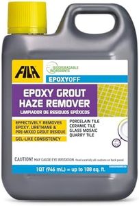 FILA EPOXYOFF, Epoxy Grout Haze Remover, Effectively Removes Epoxy Residue, The Product Can Be Applied on Vertical Surfaces, Gel, 1 QT