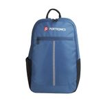 Portronics Byte Laptop Backpack Bag with 15.6 Inch Laptop Sleeve, Bottle Pocket, 27 Litres, Water Resistant Fabric, Front Pocket for Office School College Casual Men Women Boys Girls(Blue)