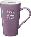 Mom Love Pavilion Gift Company 14016 Stoneware Mug, Best Mom Ever, Multicolored