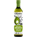 Chosen Foods 100% Pure Avocado Oil 25.3 oz, Non-GMO, for High-Heat Cooking, Frying, Baking, Homemade Sauces, Dressings and Marinades, 750.0 ml (Pack of 1)