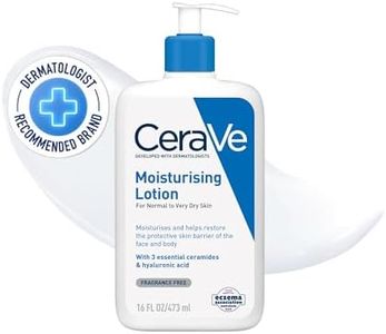 CeraVe Moisturising Lotion For Normal to Very Dry Skin, Daily Body & Face Moisturiser, Moisturises and Helps Restore the Protective Skin Barrier, Hyaluronic Acid + Ceramides, Fragrance Free, 473ml