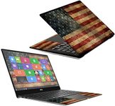 MightySkins Skin Compatible with Dell XPS 13" 9370 (2018) - Vintage Flag | Protective, Durable, and Unique Vinyl Decal wrap Cover | Easy to Apply, Remove, and Change Styles | Made in The USA