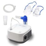 Dr. Odin ONG 101 Smart Portable Nebulizer | Whisper-Quiet Operation | Pediatric to Adult Use | Compact & Efficient Design | Proudly Made in India | Stylish White & Grey