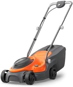 Flymo 18V SimpliMow 320 Cordless Lawn Mower – Lightweight & Easy-to-Use with 32cm Cutting Width, Adjustable Heights & Quiet Operation – Includes Battery & Charger
