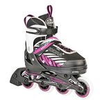 HUDORA Inline Skates Mia/Leon - Inline skates for children/teenagers & adults in different sizes & colours - Roller skates adjustable up to 4 sizes - Comfortable & stylish skates