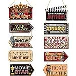 10 Pieces Wooden Movie Theater Deco